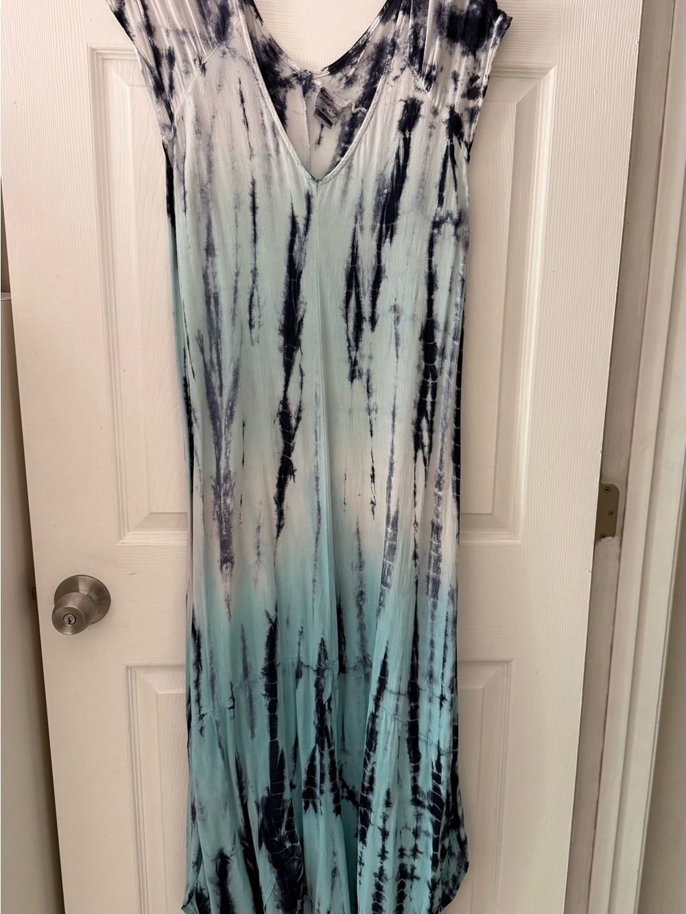 XCVI Mindset Tie Dye Print Maxi Dress Lagenlook size L